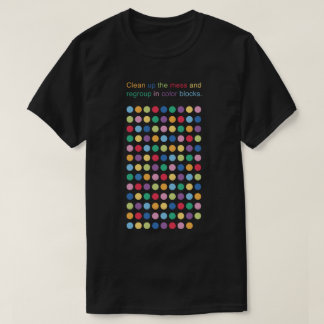 T-shirt Jeu de grille de couleurs des cercles