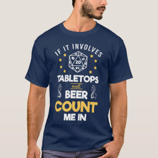 T-shirt Jeu de jeu Rpg Nerd Roleplay Carte de jeu