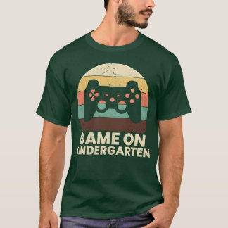 T-shirt Jeu de kindergarten rétro école famille