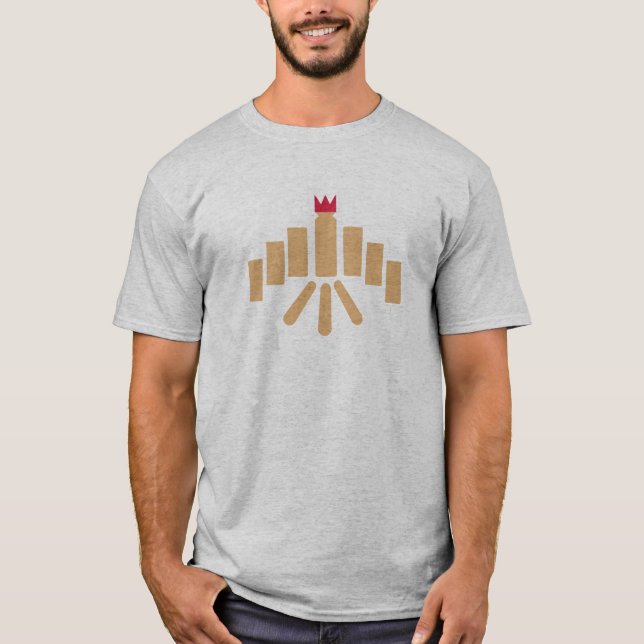 T-shirt Jeu de Kubb (Devant)