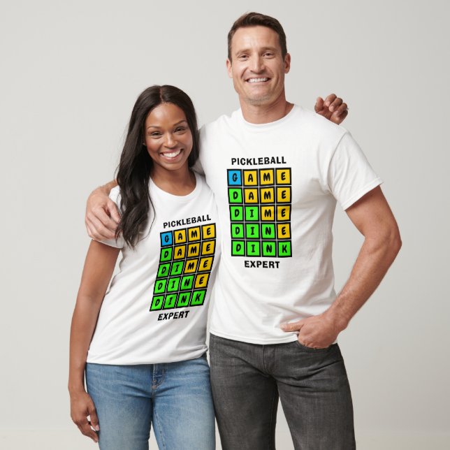T-shirt JEU DE MOT DE Puzzle DINK Pickleball (Unisexe)