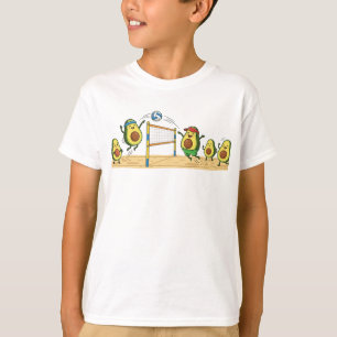 T-shirt Jeu de mots amusant sur l'avocat et le volley-ball