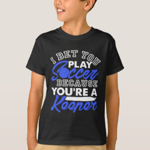 T-shirt Jeu de mots drôle sur le football, je parie que vo
