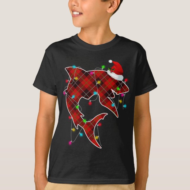 T-shirt Jeu de Noël rouge pyjama feux de Noël cari Anima (Devant)