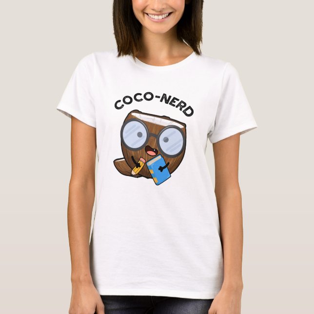 T-shirt Jeu de noix de coco nerd (Devant)