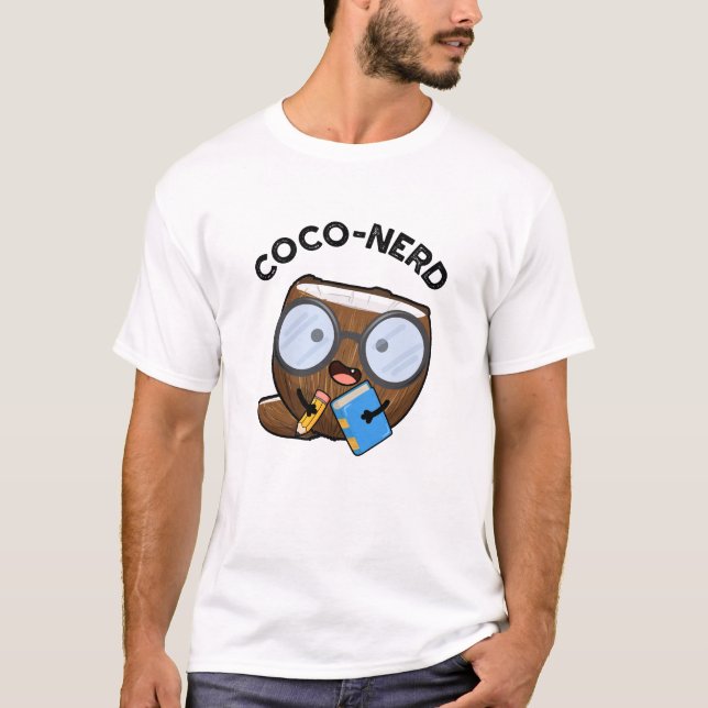T-shirt Jeu de noix de coco nerd (Devant)