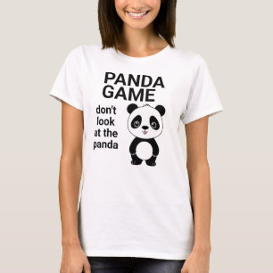 T-shirt Jeu de Panda Mignon Filles Femmes Enfants Drôle Ka
