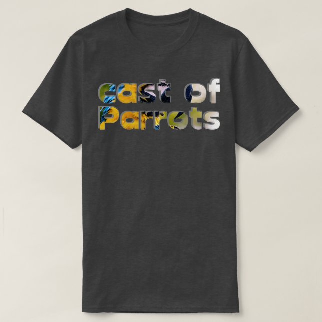 T-shirt Jeu de perroquets (Design devant)