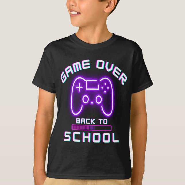 T-shirt Jeu De Retour À L'École (Devant)