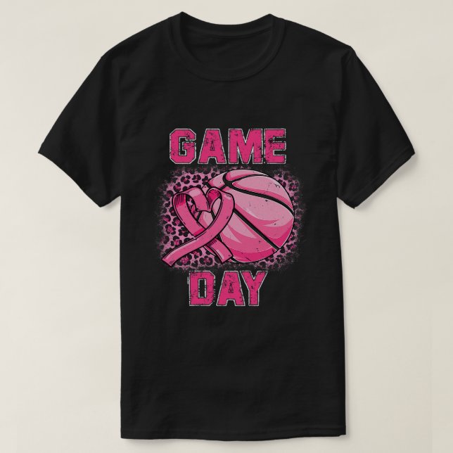 T-shirt Jeu de sensibilisation au cancer du sein Jour Pink (Design devant)