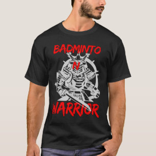 T-shirt Jeu de sport de raquette de guerrier de badminton
