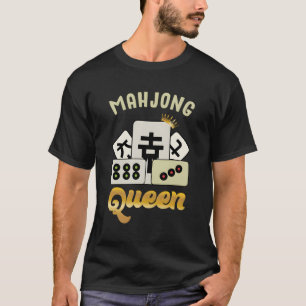 T-shirt Jeu De Tableau Mahjong Pour Le Joueur Mahjong Et M