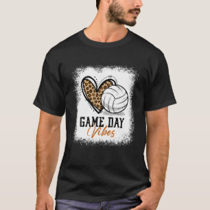 T-shirt Jeu de volleyball Bleu Vibes Volleyball Maman