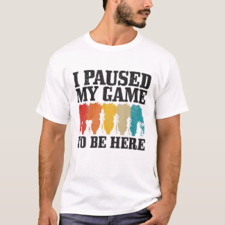 T-shirt Jeu d'échecs drôle en pause rétro