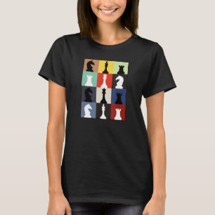 T-shirt Jeu d'échecs Jeu d'Humour Jeu Joueur Échecs