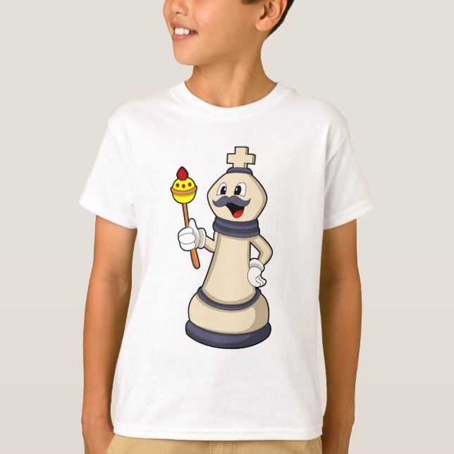 T-shirt Jeu d'échecs King à Chess.PNG (Devant)