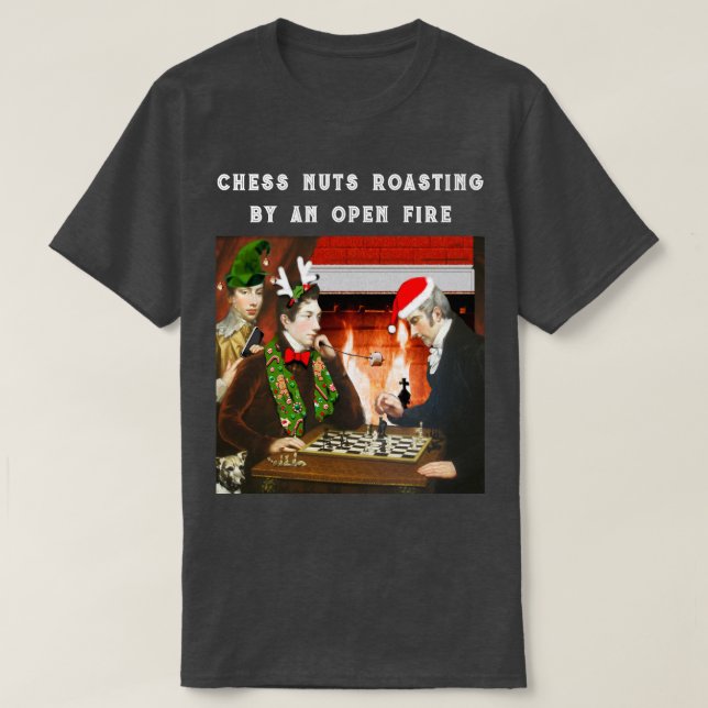 T-shirt Jeu d'échecs Noël (Design devant)