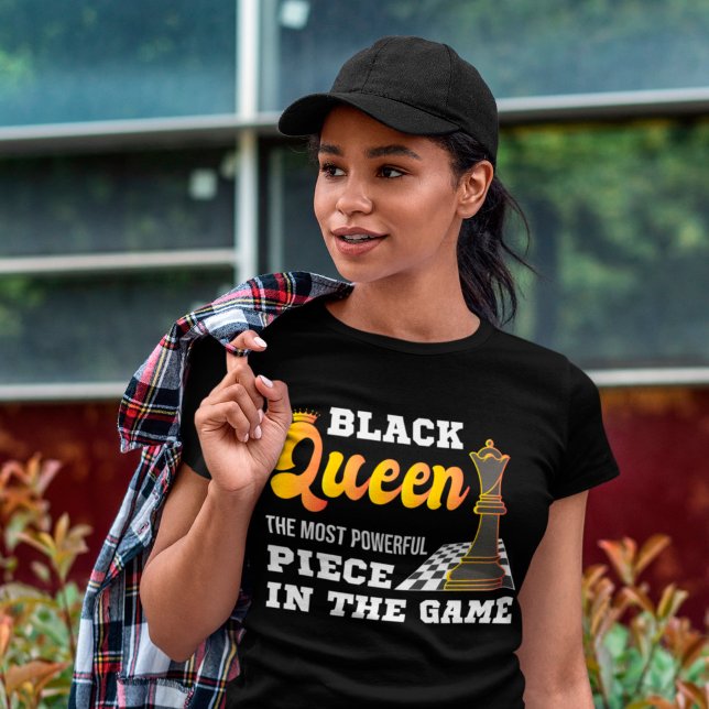 T-shirt Jeu d'échecs Reine noire Les femmes africaines les (Créateur téléchargé)