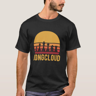 T-shirt Jeu d'échecs rétro Bongcloud amusant Mème d'ouvert