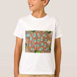 T-shirt Jeu d'échelle de serpent