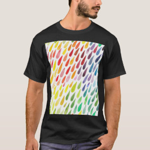 T-shirt Jeu d'éclaboussures couleur aquarelle