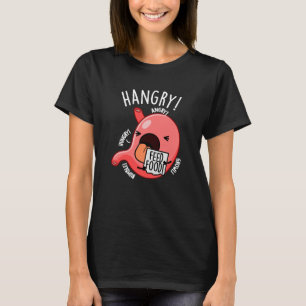 T-shirt Jeu d'estomac factice Hangry Funny BG Dark