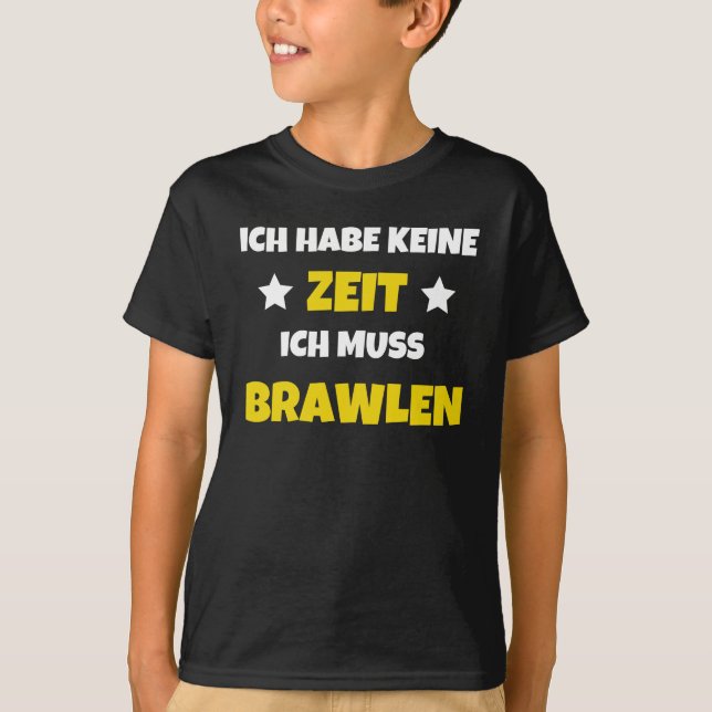 T-shirt Jeu d'étoiles de combat de Brawling (Devant)