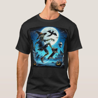 T-shirt Jeu d'Halloween de minuit Zombie