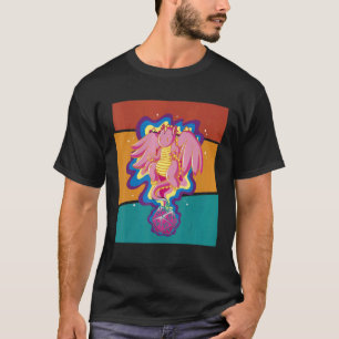 T-shirt Jeu d'Imaginaire vintage rôle jouer Dice Dragon 1