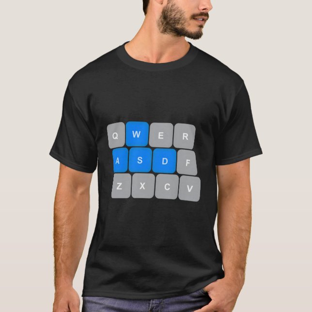 T-shirt Jeu D'Ordinateur Wasé Pour Les Joueurs Pc Funny Bl (Devant)
