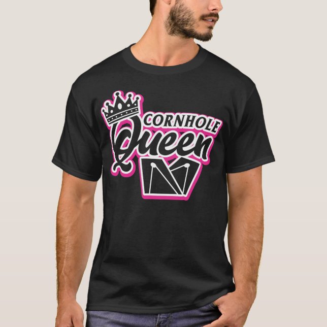 T-shirt Jeu drôle du fauteuil poire des femmes de la Reine (Devant)