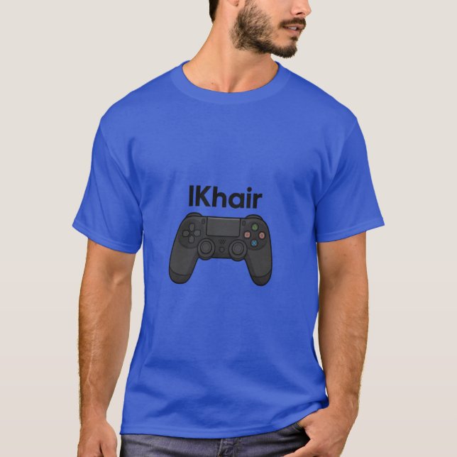 T-shirt Jeu DualShock contrôleur Illustration garçon frien (Devant)