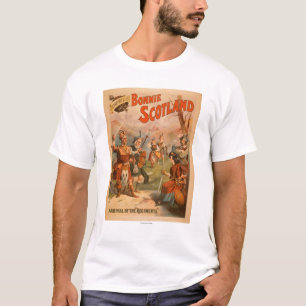 T-shirt Jeu écossais 4 de Bonnie Ecosse de Sidney R.