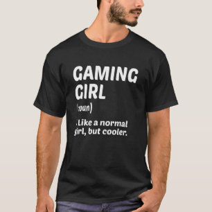 T-shirt Jeu Fille Noun Définition Vidéo Joueur Gami