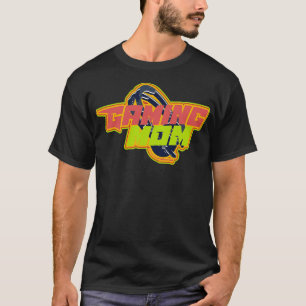 T-shirt Jeu Maman drôle de badge casque