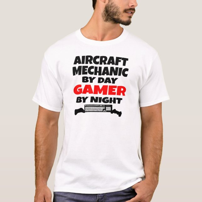T-shirt Jeu mécanique de l'aéronef (Devant)