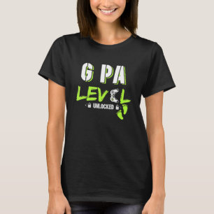 T-shirt Jeu Mens G Niveau Pa Déverrouillé Gamer Levelup F