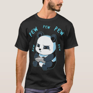 T-shirt Jeu Panda Bear Pew Jeu vidéo Ordinateur Pl