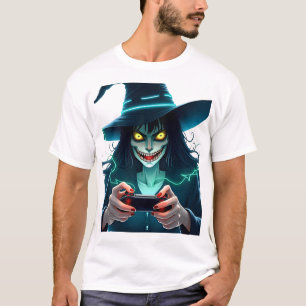 T-shirt Jeu PlayStation Halloween - PS5 Éffrayant