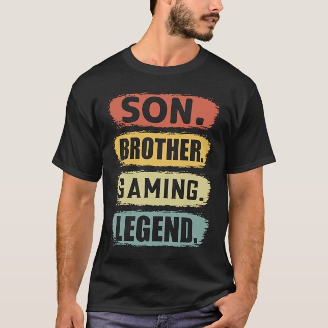 T-shirt Jeu Pour Adolescents Garçons 8 16 Ans Joueur (Devant)
