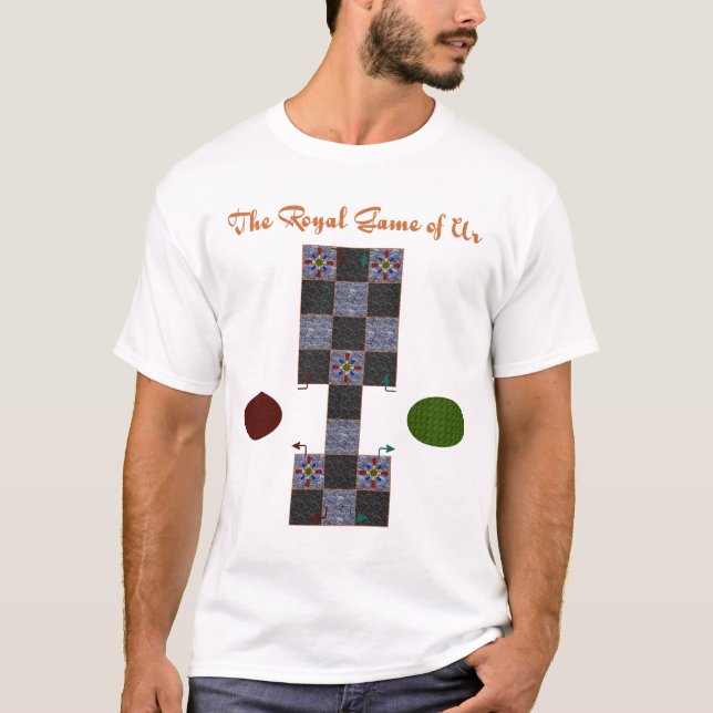T-shirt Jeu royal de la chemise 2 d'Ur (Devant)