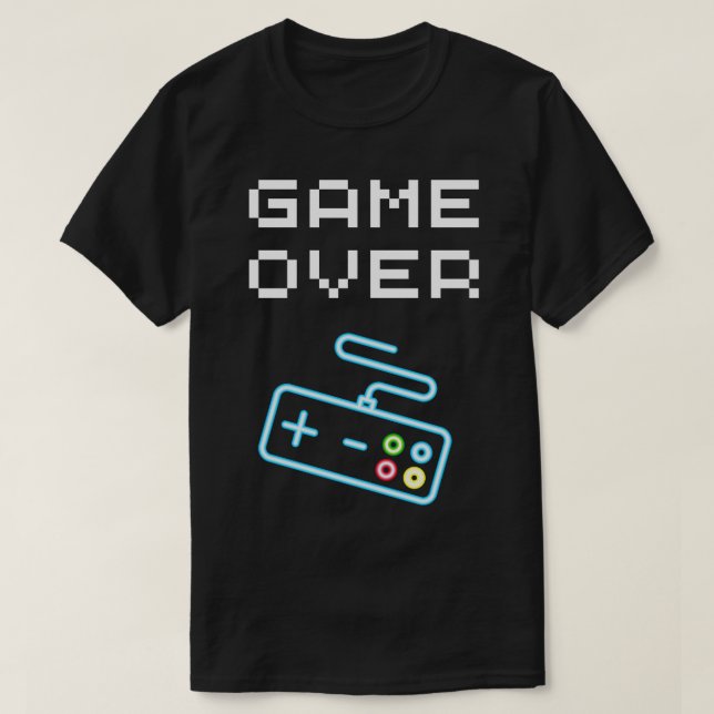 T-shirt Jeu terminé (Design devant)
