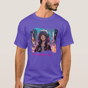 T-shirt Jeu Terminé Cyberpunk Anime Amis