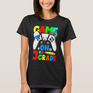 T-shirt Jeu vidéo 3e classe déverrouillée mignonne 3e clas