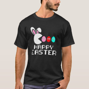 T-shirt Jeu Vidéo Amusant Bunny Oeufs Garçons Filles Migno