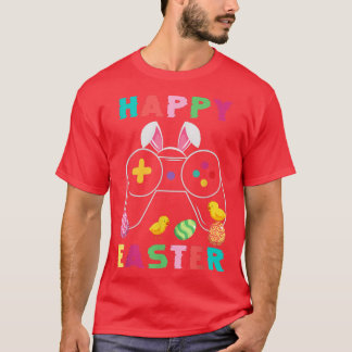 T-shirt Jeu Vidéo de Bunny mignonne Gamer Happy Easte