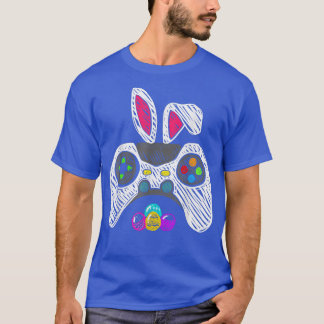 T-shirt Jeu Vidéo de Pâques oeufs de lapin Jeu Garçons Hom