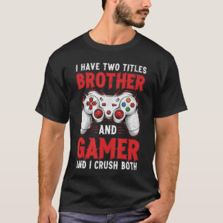 T-shirt Jeu vidéo drôle hommes garçons jeu gamer boy