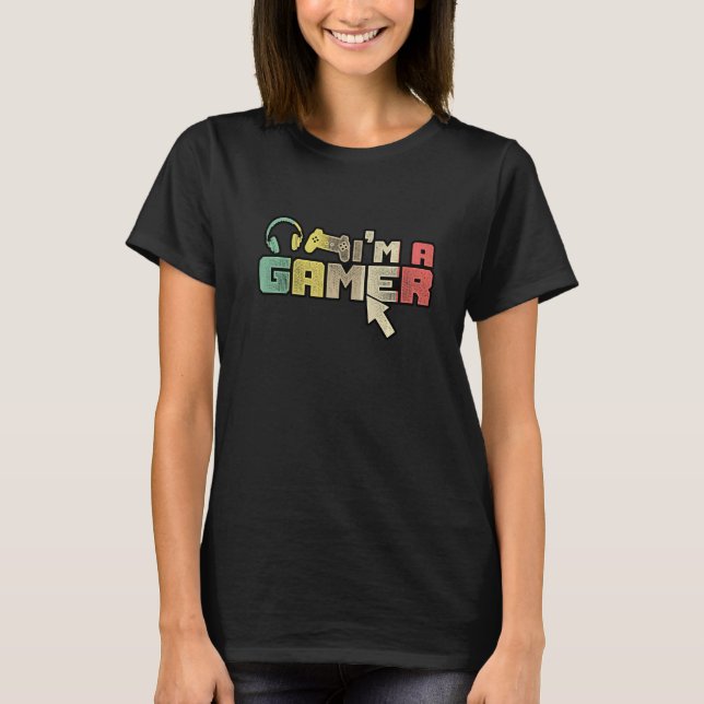 T-shirt Jeu vidéo du contrôleur du lecteur de console grap (Devant)