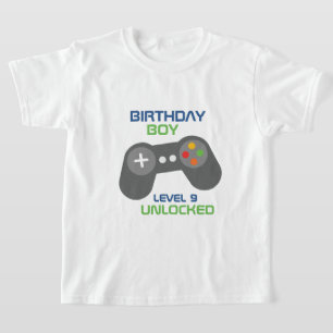 T-shirt Jeu Vidéo Enfant Anniversaire Fête à thème
